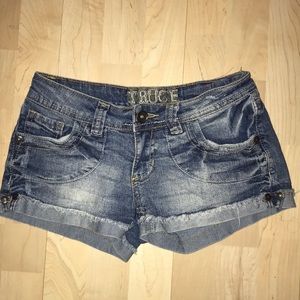 Denim shorts